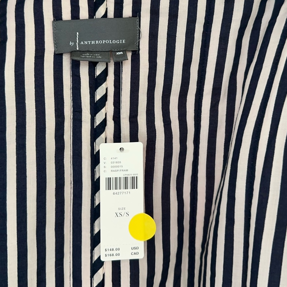 Anthropologie Mixed Pattern Robe - Picture 6 of 7